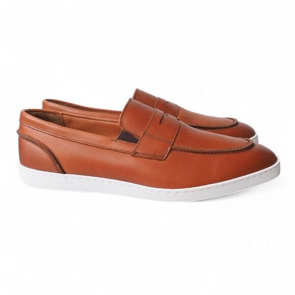 Allen Edmonds Randolph Slip-on Penny Loafer Sneaker "Chili Brown" Men's 10.5D - Picture 4 of 12